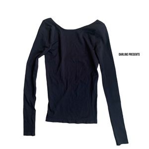 FREE PEOPLE INTIMATELY LONG SLEEVE BACK OUT TOP